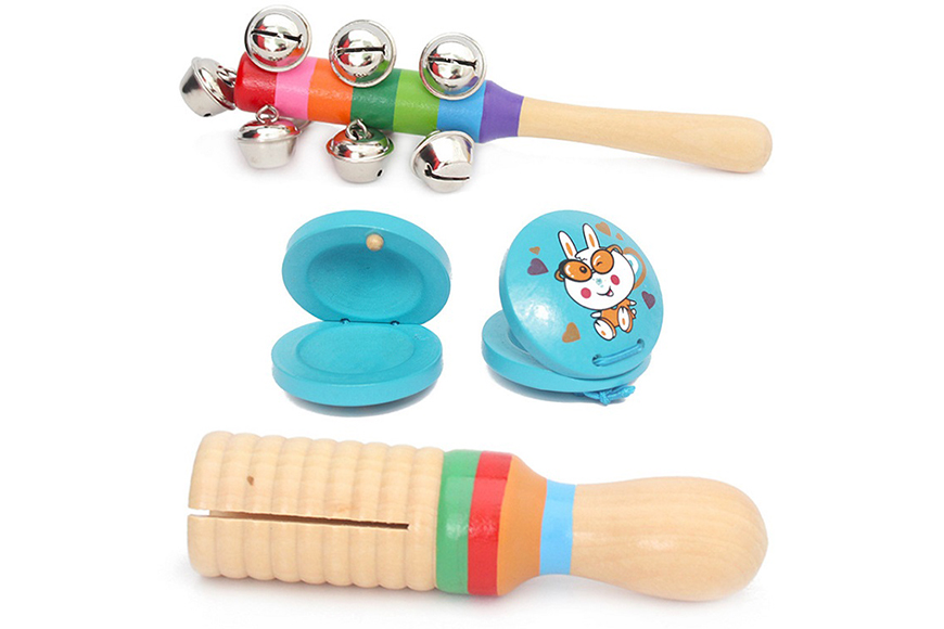 KW1074 Wooden Craft Children Percussion Set