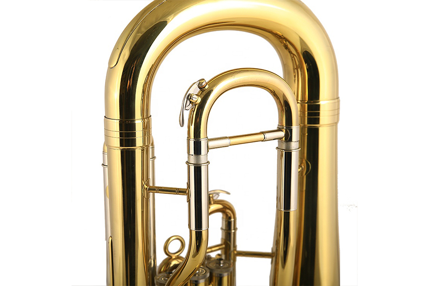 ZYEP-460  Bb 3 Top Action Clear Lacquer Euphonium