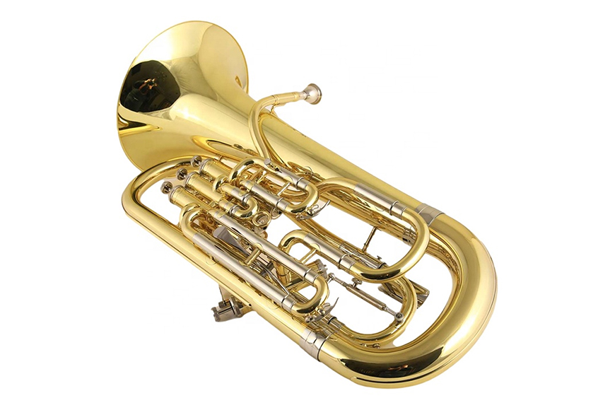 ZYEP-470 Gold lacquer C/Bb key euphonium