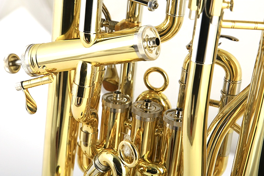 ZYEP-470 Gold lacquer C/Bb key euphonium