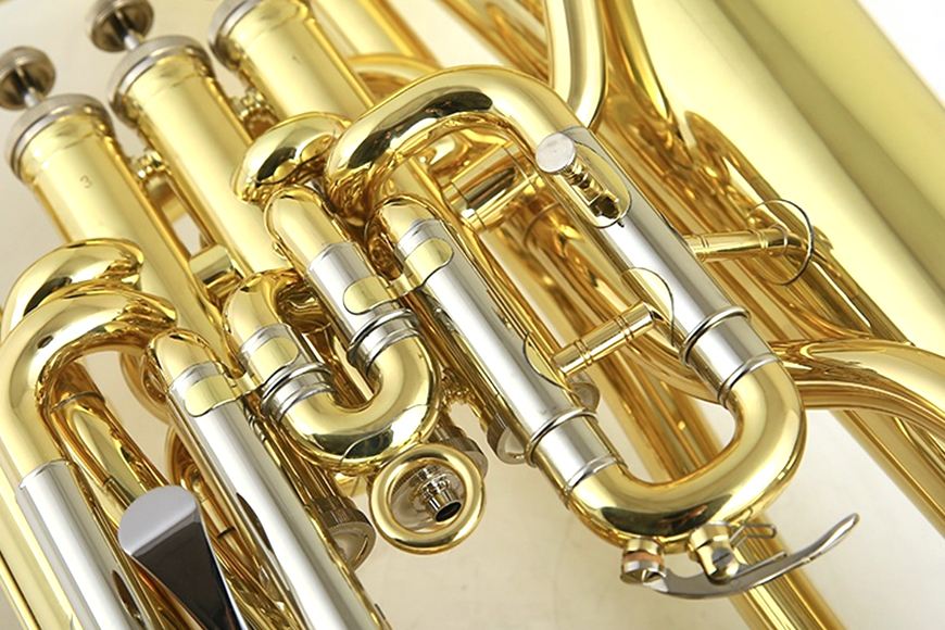 ZYEP-470 Gold lacquer C/Bb key euphonium